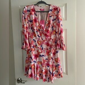 NWT Betsey Johnson Pink Yarrow Dress